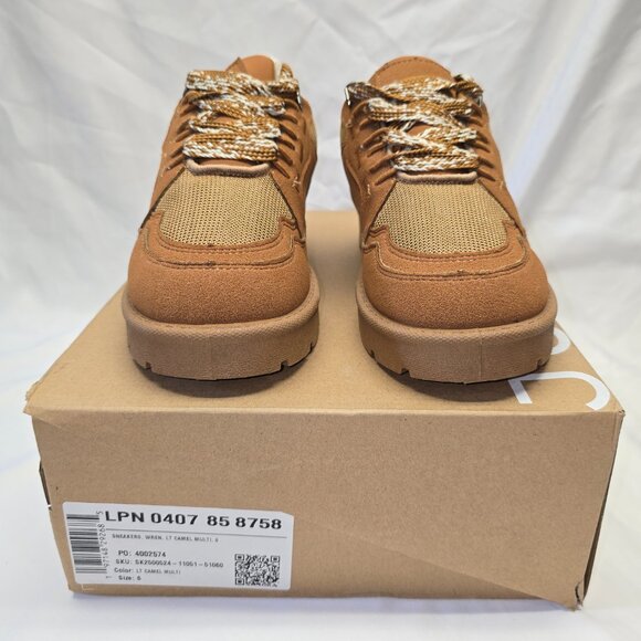 Just Fab Wren Sneaker in Lt Camel, Women's Size 6, New In Box - Picture 2 of 10